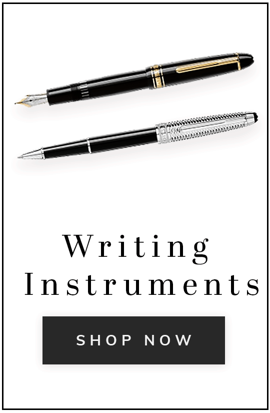 A pair of Montblanc pens with text writing instruments shop now
