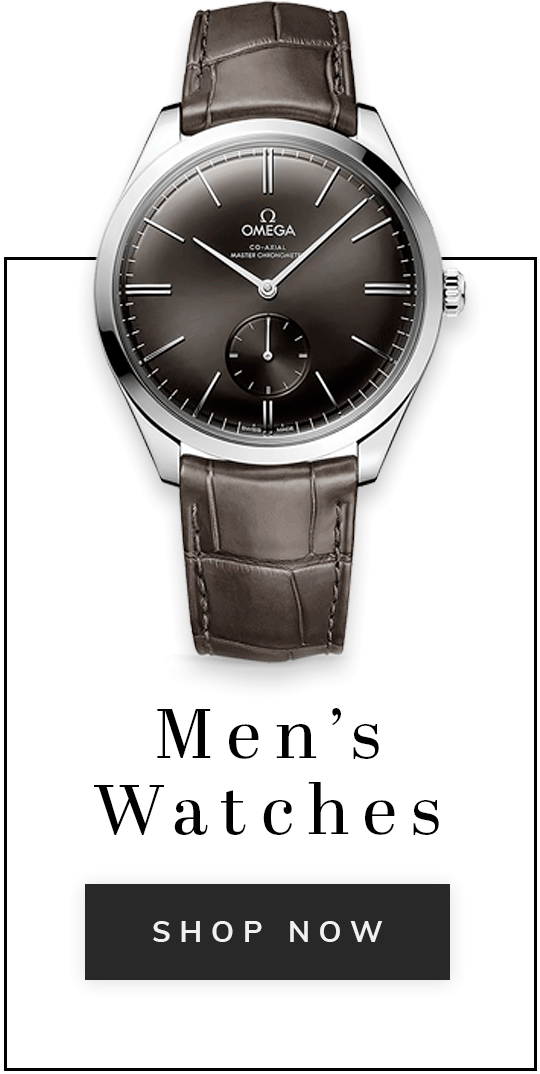 An Omega watch with text men's watches shop now