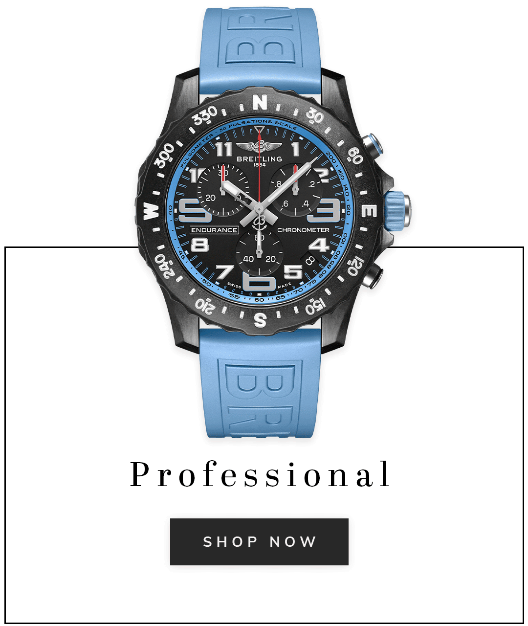 A Breitling Aerospace Evo watch with text professional collection shop now