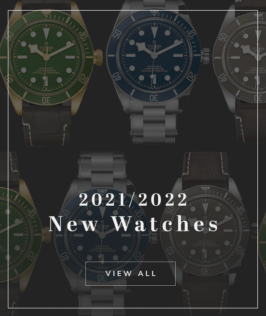 Several tudor watches with text shop now